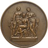 Medal 1910, signed by E. Gatteaux F, Bronze (50 mm, 73.47 g). XF+