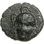 Head of Athena facing / Athena standing right. Bellinger T109. VF