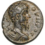 Bust of Lucius Verus right / Artemis walking to right. Asiaminorcoins ID 11093 (this coin !!). VF+