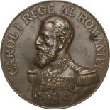 Medal 1895, signed by C. Stelmans, Bronze (6 mm, 96.67 g). VF +
