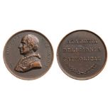 Bronze (44 mm), obverse with portrait of Leo XIII, reverse with Latin text. R! II