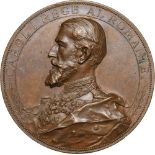 Medal 1897, Bronze (65 mm, 110.36 g), Buz. p.247. XF