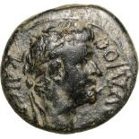 Bust of Claudius right / Zeus standing left. SNG v. Aulock 3685. R! VF+