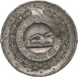 Medal 1907, signed by R. Fassler, Lead (37 mm, 22.69 g). F