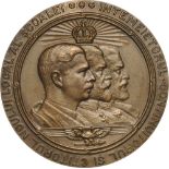 Medal 1939, signed G. Stanescu, Bronze (60 mm, 107.79 g). R! XF