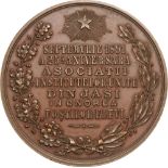 Medal 1891, signed N. Sternberg, Bronze (55mm, 61.19 g). R! XF+