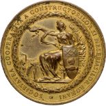 Medal 1894, signed S..I, gilt Bronze (55 mm, 78.52 g). XF