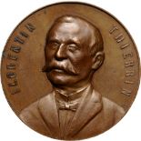 Medal 1902, signed, Bronze (58 mm, 83.88 g). XF