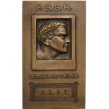 Plaquette 1930, Bronze (80x45 mm 97.01 g). UNC-