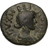 Bust of Tyche right / Athena standing. SNG Cop. 134. VF