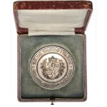Merit Medal of the agricultural society in the Kingdom of Bohemia, by I. B. Pichl. Hauser 3981. UNC,