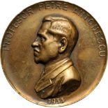 Medal 1933, signed Cerbu, Bronze gilt (60 mm, 69.21 g). VF+