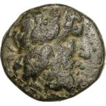 Head of Zeus right / Forepart of horse to left. SNG BM 2133. VF
