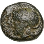 Head of Athena left / Bucranium. SNG Cop. 241. F-VF