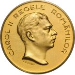 Medal 1938, signed by E.W. Becker, Bronze gilt (50 mm, 58.66 g). Very elegant medal! R! UNC