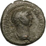 Bust of Traianus right / Athena to right. SNG v. Aulock 4813. VF