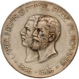 Medal 1906, signed Carniol, silvered Bronze (62 mm, 91.01 g). XF