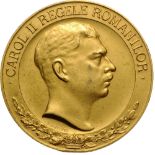 Medal 1934, signed by E.W. Becker, gilt Bronze (50 mm, 57.14 g). R! XF+