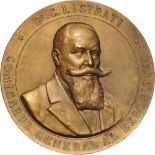 Medal 1906, signed by Radivon, Bronze (65 mm, 90.87 g). R! XF+