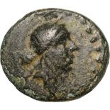 Bust of Apollo right / Kerykeion. SNG BnP 212. VF