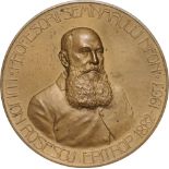 Medal 1907, signed Radivon, Bronze (65 mm, 109.39 g). XF+