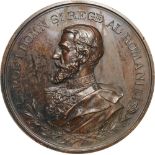 Medal 1900, signed Radivon, Bronze (65 mm, 111.15 g). XF stains