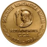 Medal 1986, signed by C.Dumitrescu, Bronze (50 mm, 51.90 g). UNC