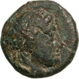 Head of Apollo right / Eagle seated right. HGC 9, 436. R! VF/F