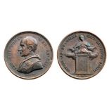 Bronze (30 mm), obverse with portrait of Leo XIII, reverse with allegorical scene and date 1900. II