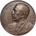 Medal 1938, signed by E.W. Becker, Bronze (60 mm, 93.15 g). R! XF