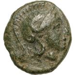 Head of Athena right / Amphora between MY â€“ PI. SNG Cop. 21. VF