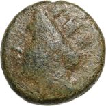 Head of Tyche left / Forepart of a lion left. SNG Cop. 3126. F-VF