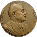 Medal 1940, signed G. Stanescu, Bronze (60 mm, 95.91 g). XF+