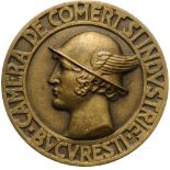 Medal 1927, signed Huguenin, Bronze (50 mm, 58.04 g). XF+