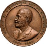 Medal 1900, signed Carniol, Bronze (65 mm, 111.70 g). XF
