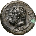 Bust of Herakles right / Zeus standing left.RPC online 9927. VF