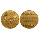 Medal 1944, Bronze gilt (62 mm, 77.03 g). R! XF+