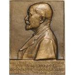 Plaquette 1903, signed Ernest Dubois, Bronze (45x60 mm, 87.48 g). R! UNC-