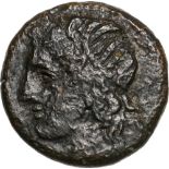 Head of Apollo left / boar to left. Calciati 117. VF