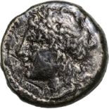 Head of Apollo right / Isis standing facing. SNG ANS 903-905. VF+/VF