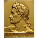 Plaquette 1945, gilt Bronze (48x60 mm). UNC