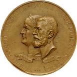 Medal 1906, Bronze ( 40 mm, 23.35 g ). XF