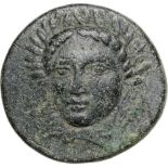 Head of Apollo facing / Shell. SNG v. Aulock 7689. R! VF+