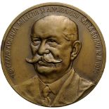 Medal 1936, signed Resch, Bronze (60 mm, 88.70 g). RR! UNC