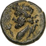 Bust of Poseidon left / Nike to right. SNG BnP 233. VF