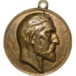 Medal 1921, signed by KAP A, original suspension loop, Bronze (25 mm, 8.96 g). Rare and