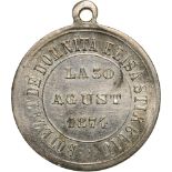 Medal 1874, silvered Metal (28 mm, 8.9 g). RR! XF