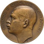 Medal 1935, signed I. Jalea, Bronze (60 mm, 87.78 g). XF+
