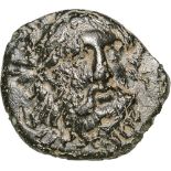 Head of Zeus facing / Eagle standing left. SNG Klein 248. VF-