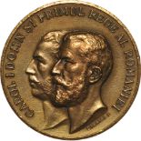 Medal 1906, signed Carniol fiul, original suspension loop, Bronze (30mm,11.97 g). XF